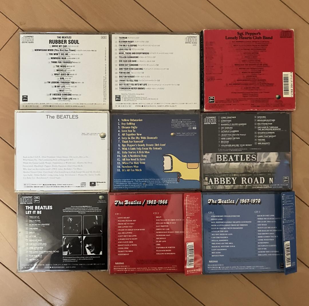 【中古CD】ザ・ビートルズ / 中～後期全オリジナル・アルバム7枚+赤盤・青盤