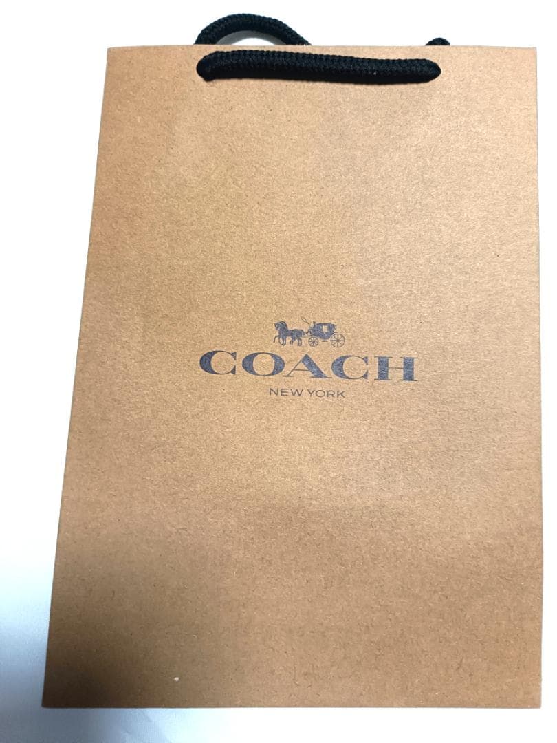 新品未使用タグ付 COACH コーチ 二つ折り財布 C0082 白 チョーク