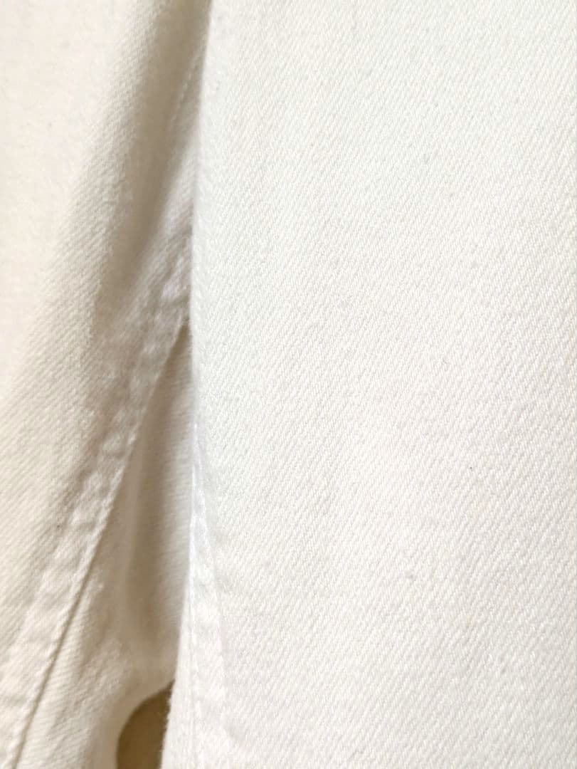 【新品訳有】プランテーション Plantation ホワイト デニムパンツ L