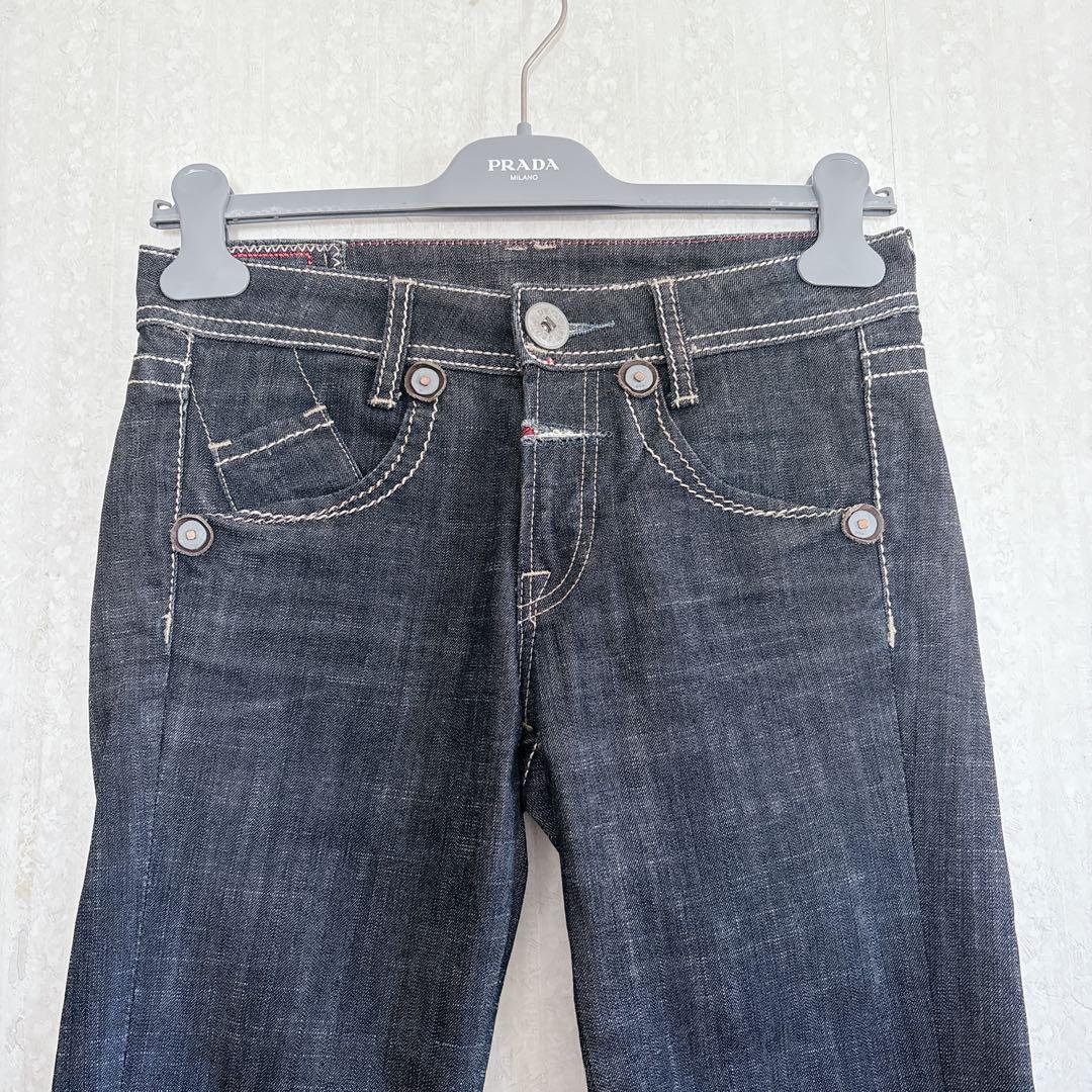 パンツ MARITHE FRANCOIS GIRBAUD flare denim y2k