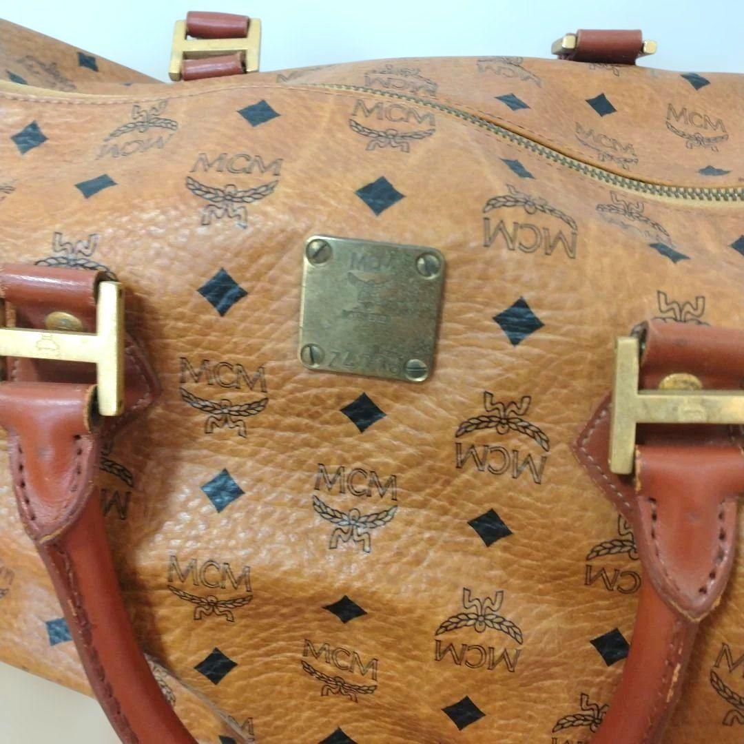 MCM エムシーエム　ヴィンテージ レザーボストンバッグ