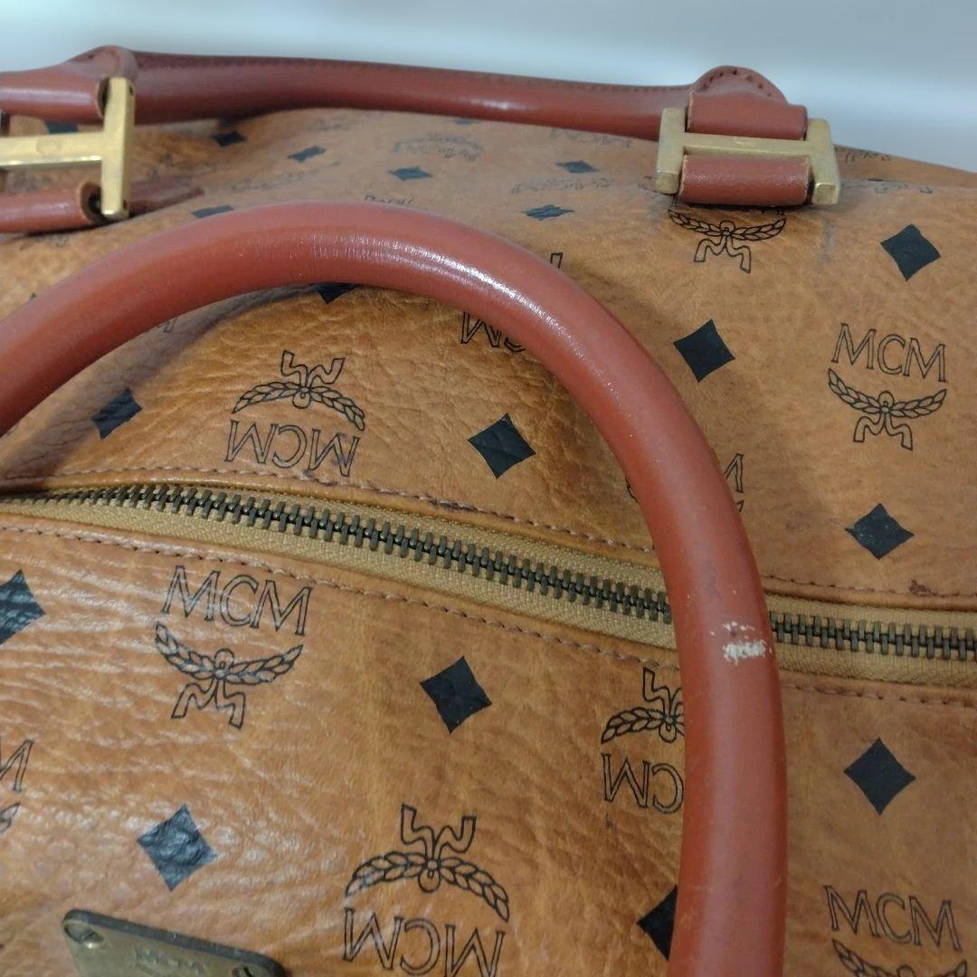 MCM エムシーエム　ヴィンテージ レザーボストンバッグ