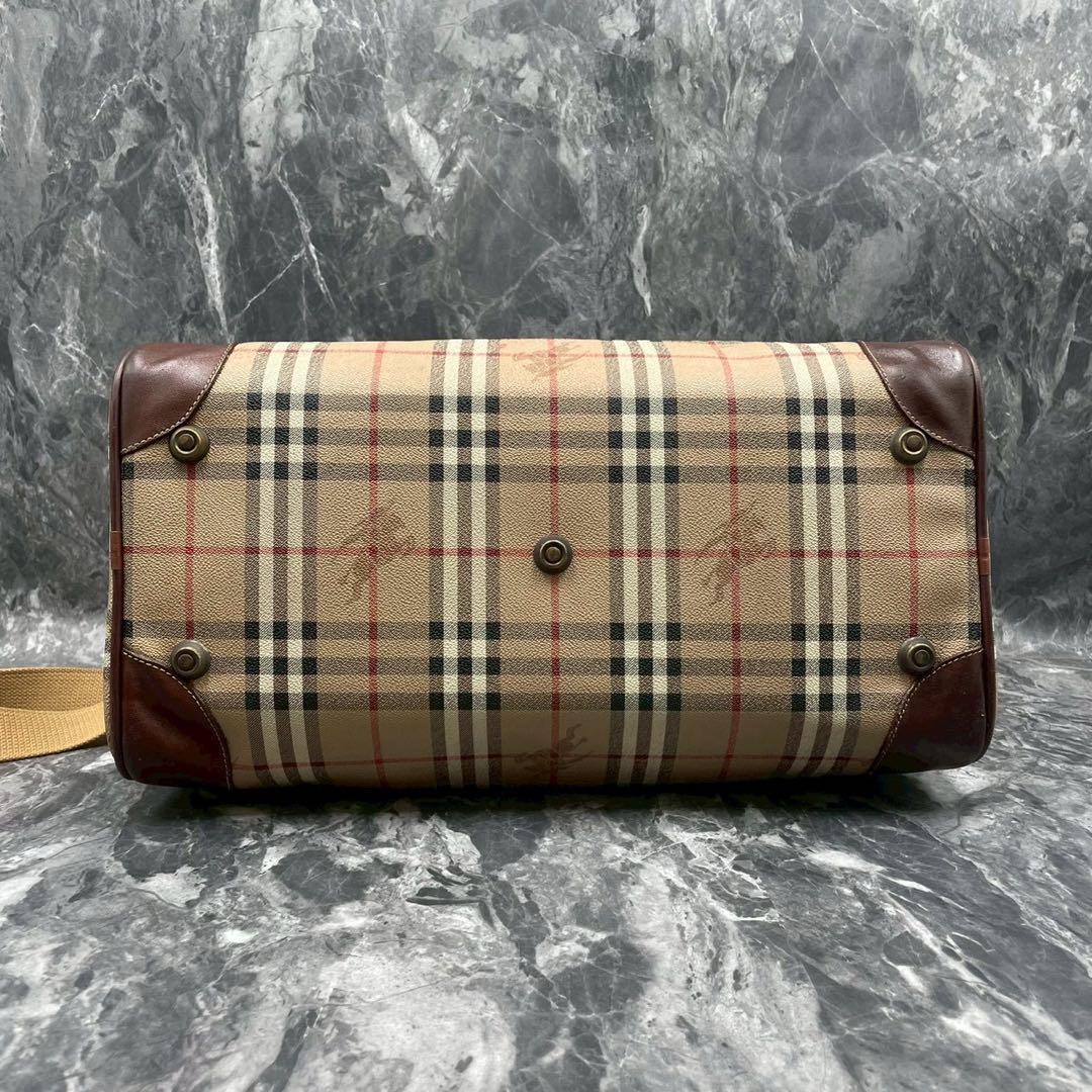 【良品】Burberry バーバリー　ボストンバッグ　ノバチェック　2way