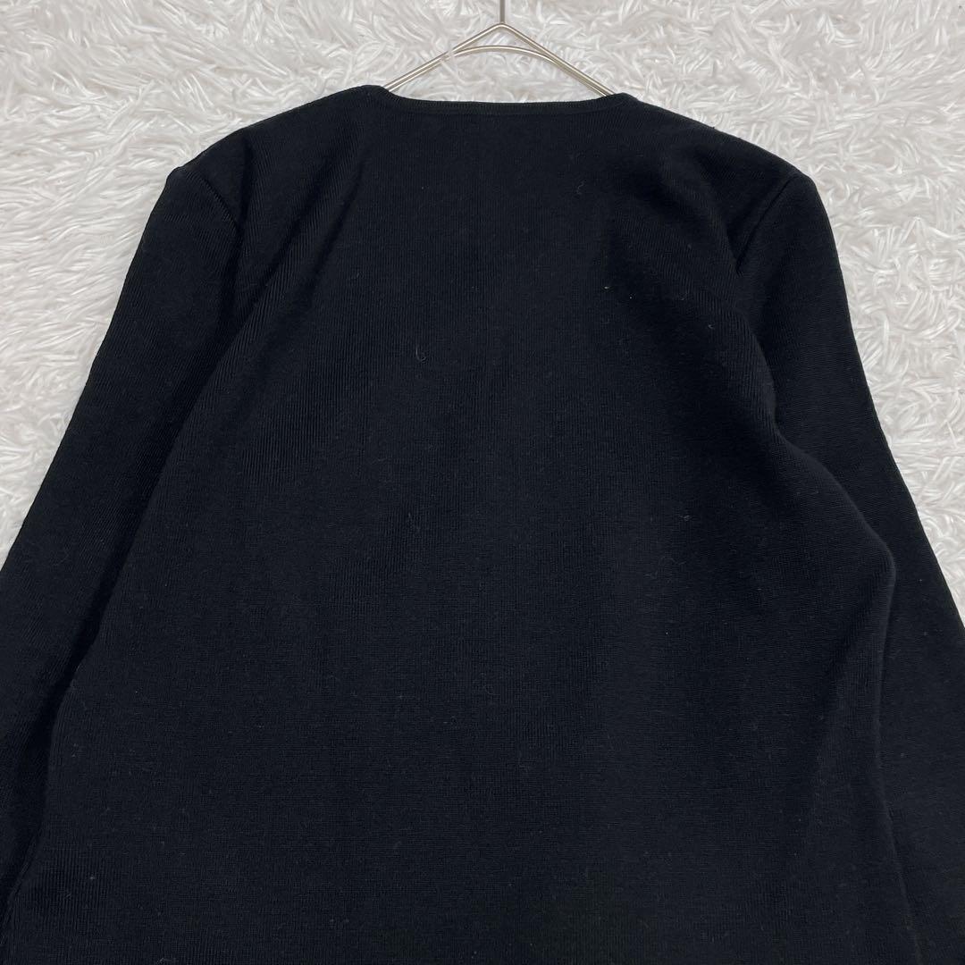 INGEBORG ピンクハウス　金ボタン　ノーカラー　ジャケット　カーディガン