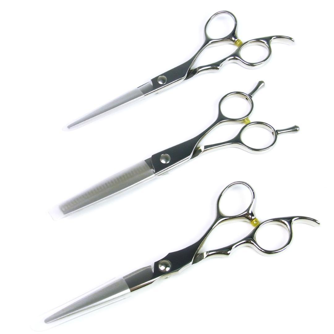 ◆極美品◆飛燕シザー◆シザー×2点+セニング 計3点セット◆収納ケース付◆