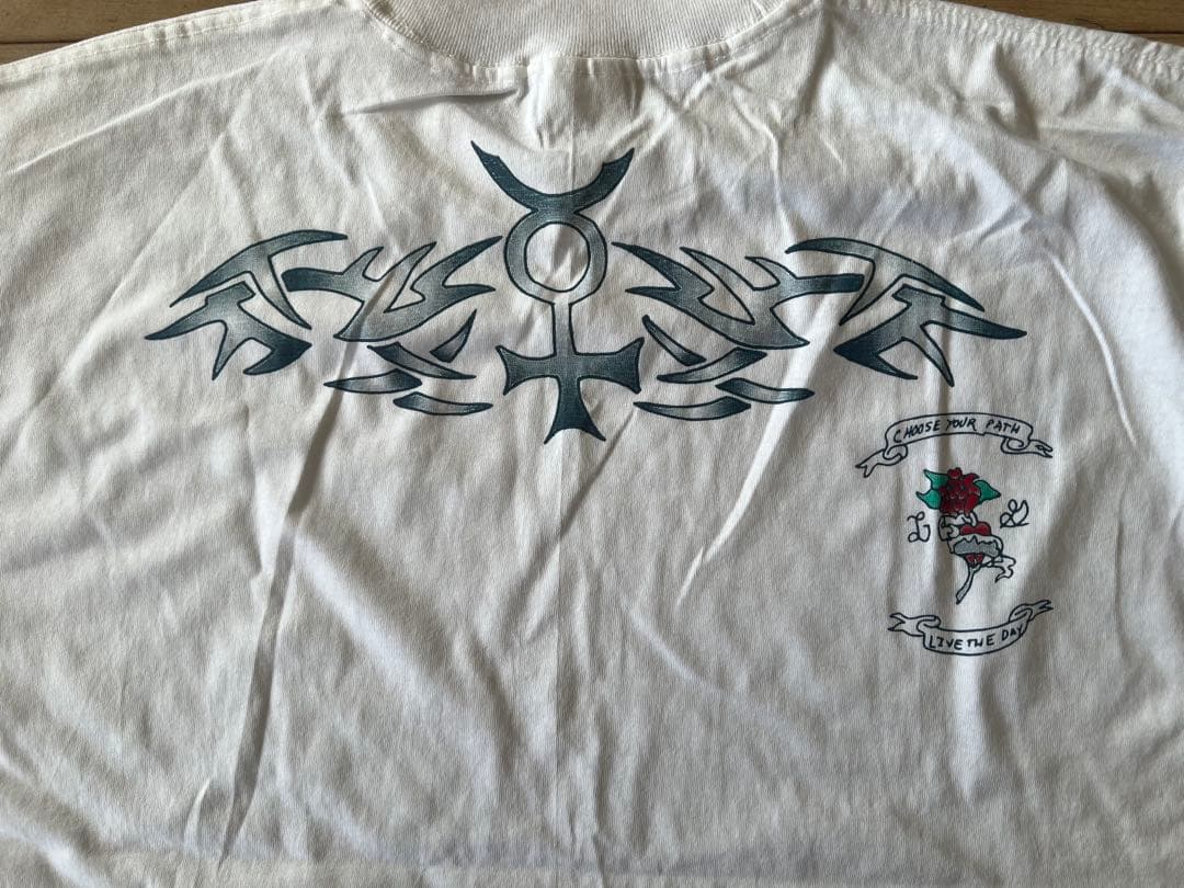 トップス DENNIS RODMAN TATTOO LS WHITE XL