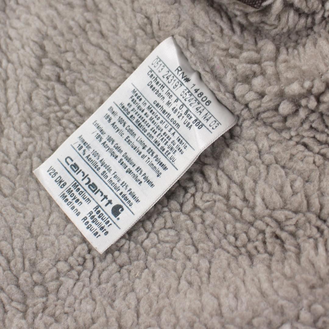 古着 Carhartt カーハート ダックベスト 裏地ボア tch717