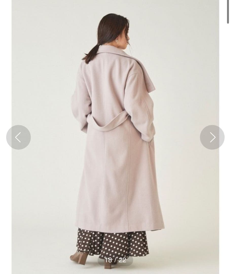 SNIDEL ウールカシミヤビッグスタンドコート　スナイデル ロングコート