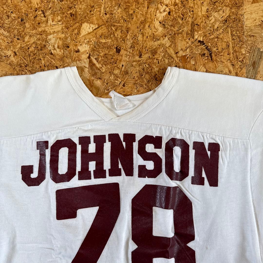 60s Russel football vintage tee ラッセル　M