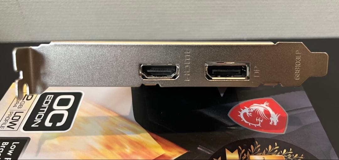 MSI GT1030 2GD4 LP OC 箱あり 動作品