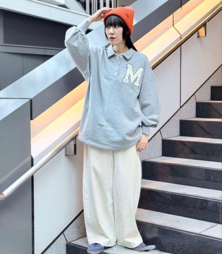 【新品】ニコアンド ［MODE NORM CORE］ デニムパッチワークパンツ
