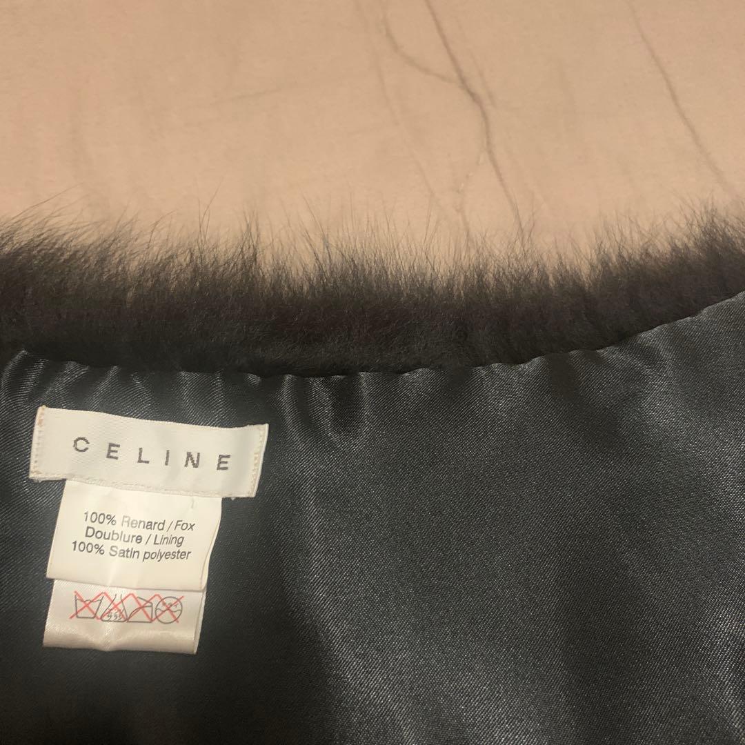 CELINEセリーヌ　FOX襟巻きファー