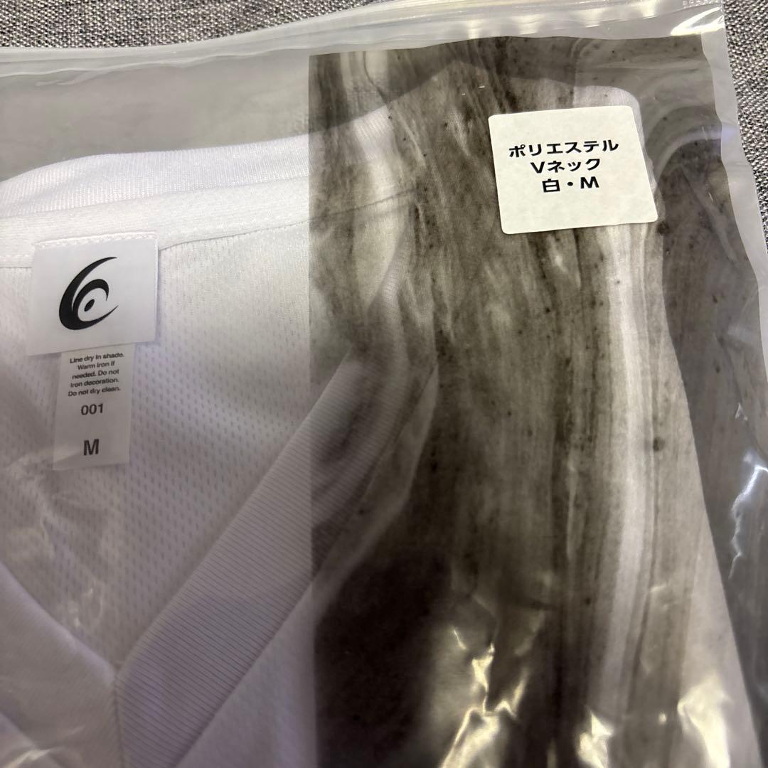 【正規品　新品】リライブシャツVネック Mサイズ白　男女兼用