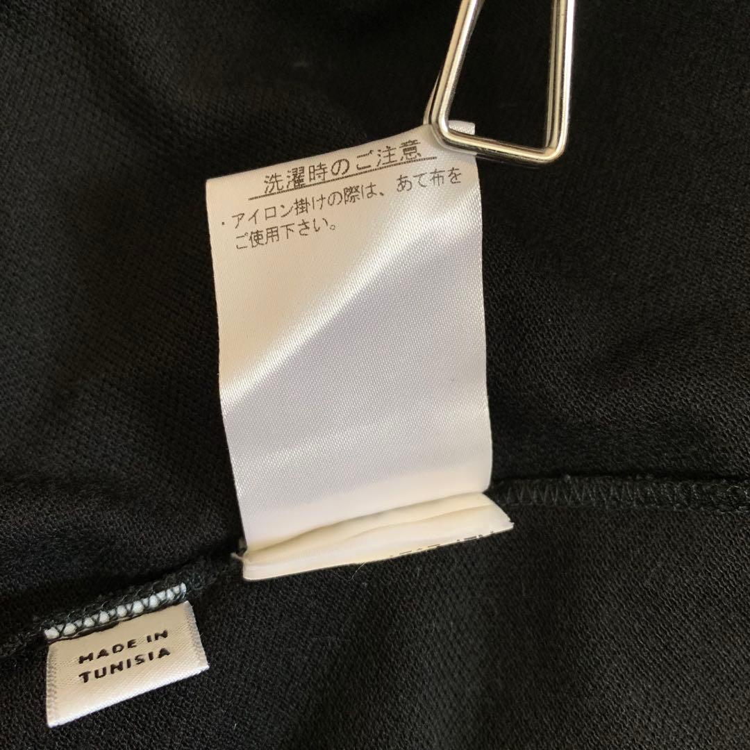 【希少】 LACOSTE バックプリーツ ポロシャツ ブラック ラコステ 鹿の子