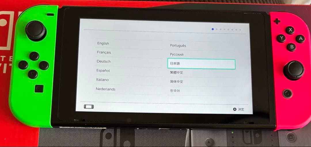 Nintendo Switch 本体 ネオンピンク/ネオングリーン ジョイコン