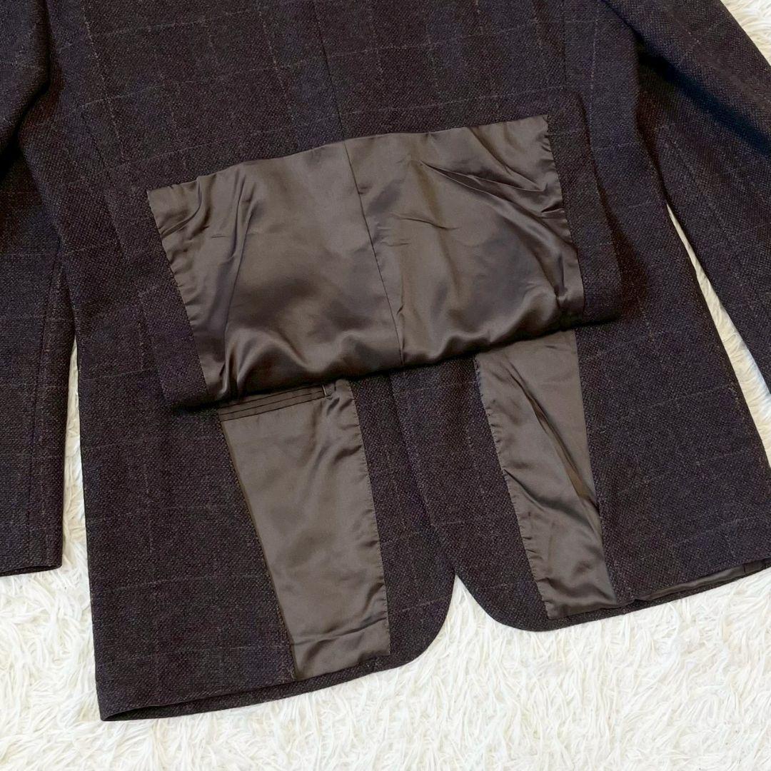 BURBERRY　LONDON jacket　カシミヤ混　チェック　ジャケット