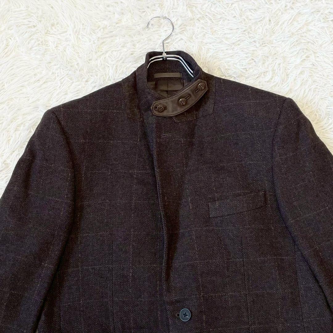 BURBERRY　LONDON jacket　カシミヤ混　チェック　ジャケット