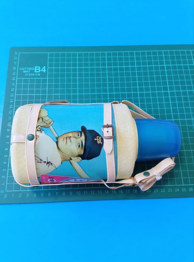 長嶋茂雄【水筒】まんが　昭和レトロ　ミスター　ジャイアンツ　ローヤル化成