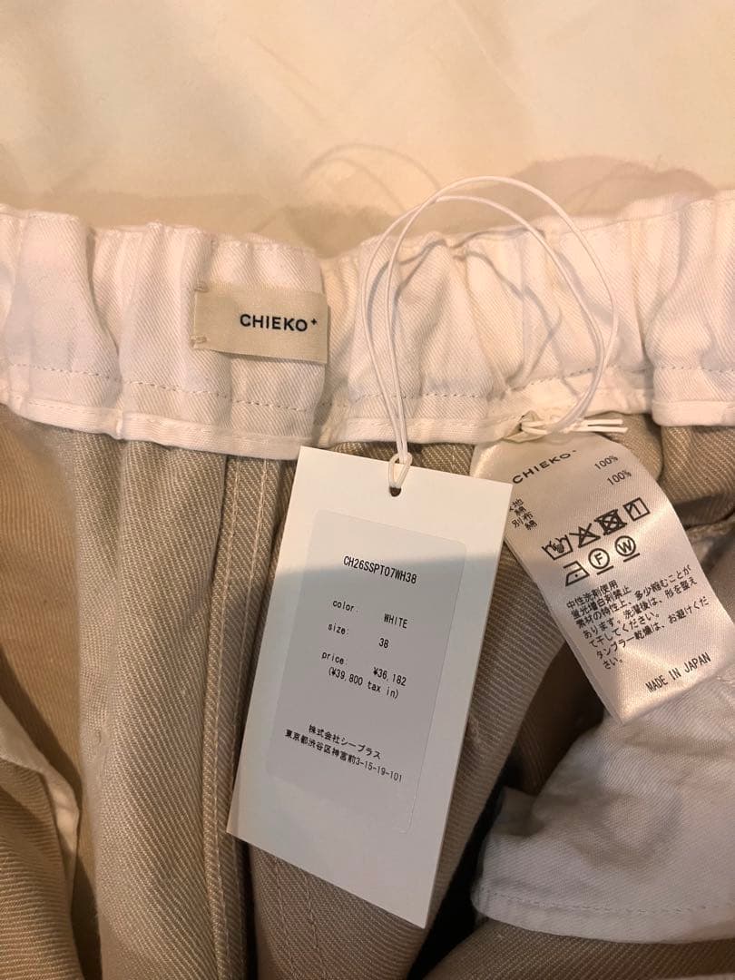 新品♪CHIEKO+ marvelt painted pants 38 チエコ