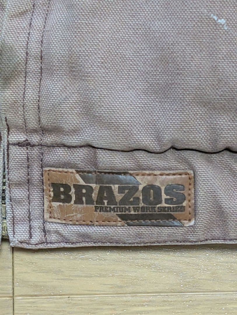 【雰囲気抜群】BRAZOS ワークジャケット M ダック地 コーデュロイ