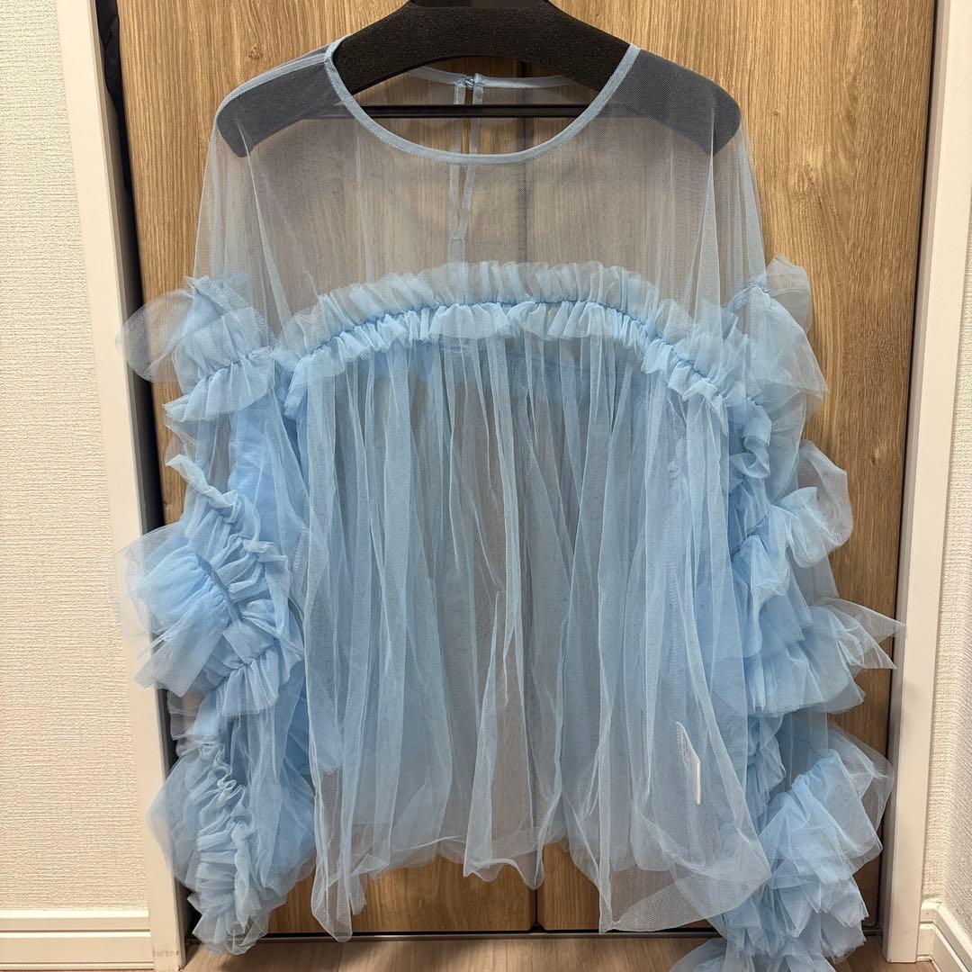 ANDRESD デコラティブチュールトップス オケージョン