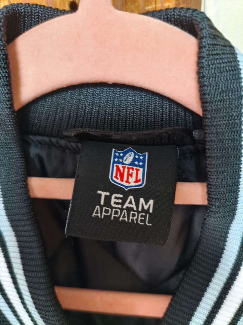 OAKLAND RAIDERS Varsityスタジャン 黒/白