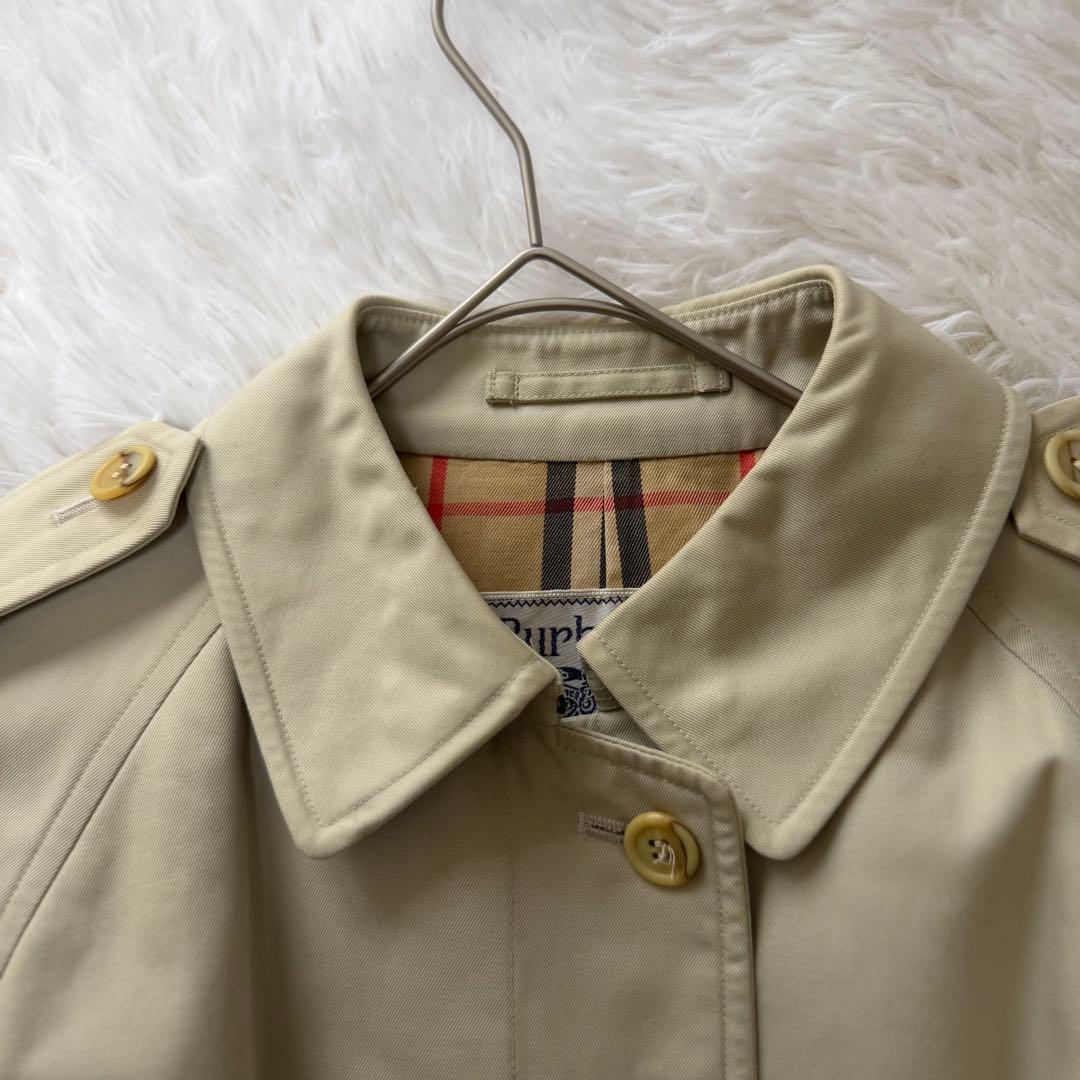 Burberry トレンチコート ノバチェック ロング丈 ベージュ ベルト付