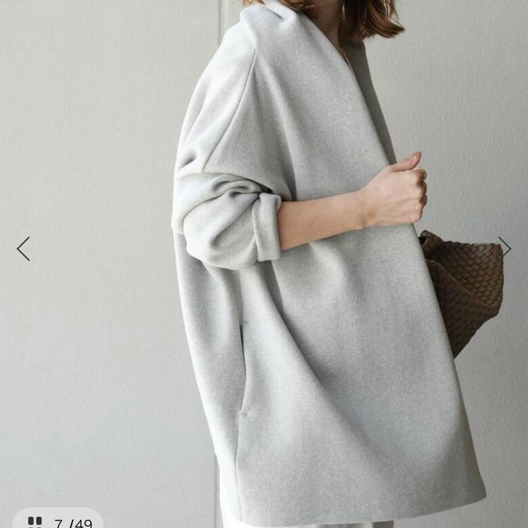 【新品未使用】Deuxieme Classe SMOOTH TOPガウン　グレー