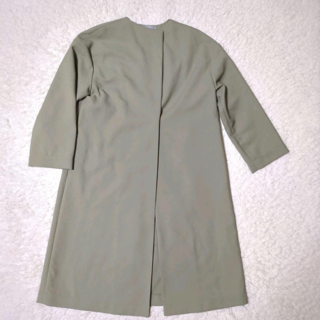 美品 Theory luxe 2020年モデル ノーカラーコート 38