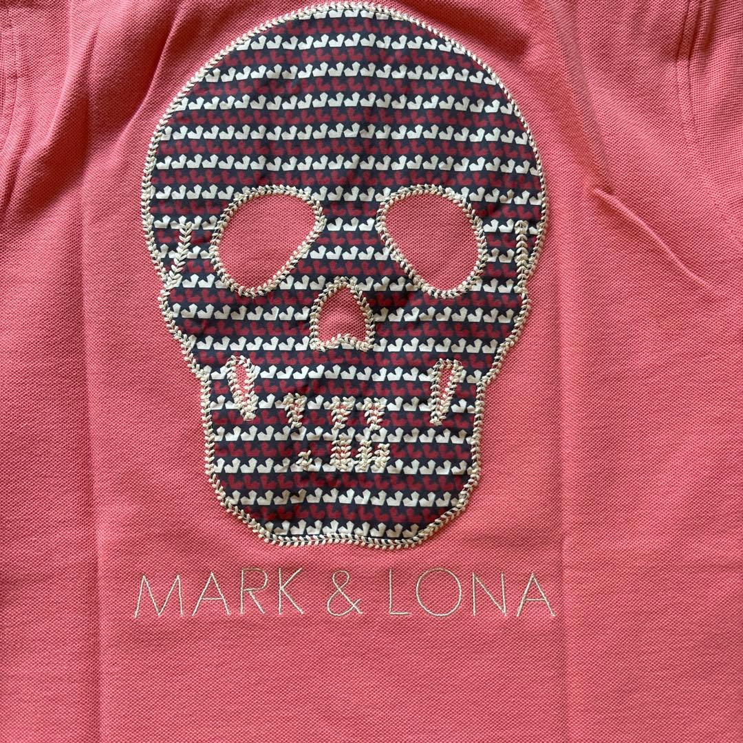 MARK & LONA ピンク ポロシャツ 半袖