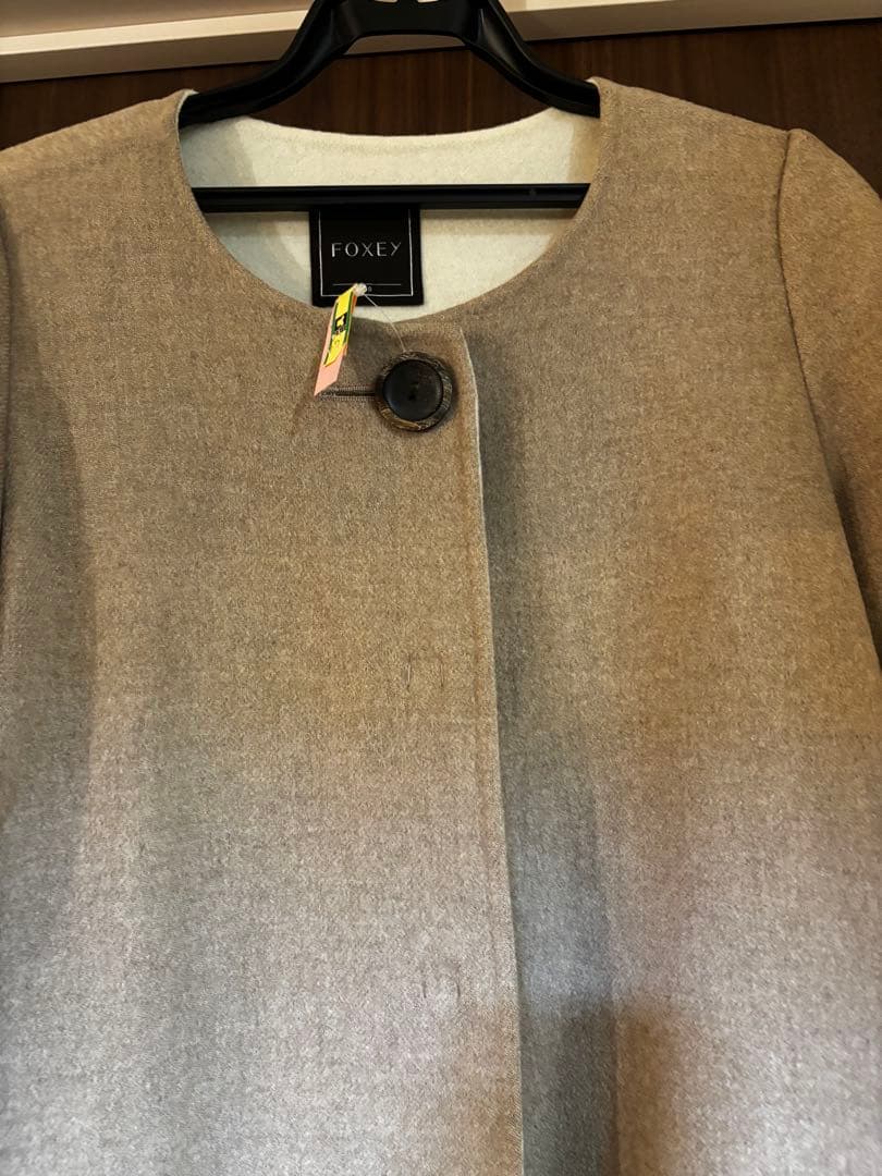 値下　定価40万　FOXEY 42 40カシミヤ100% ロングコート