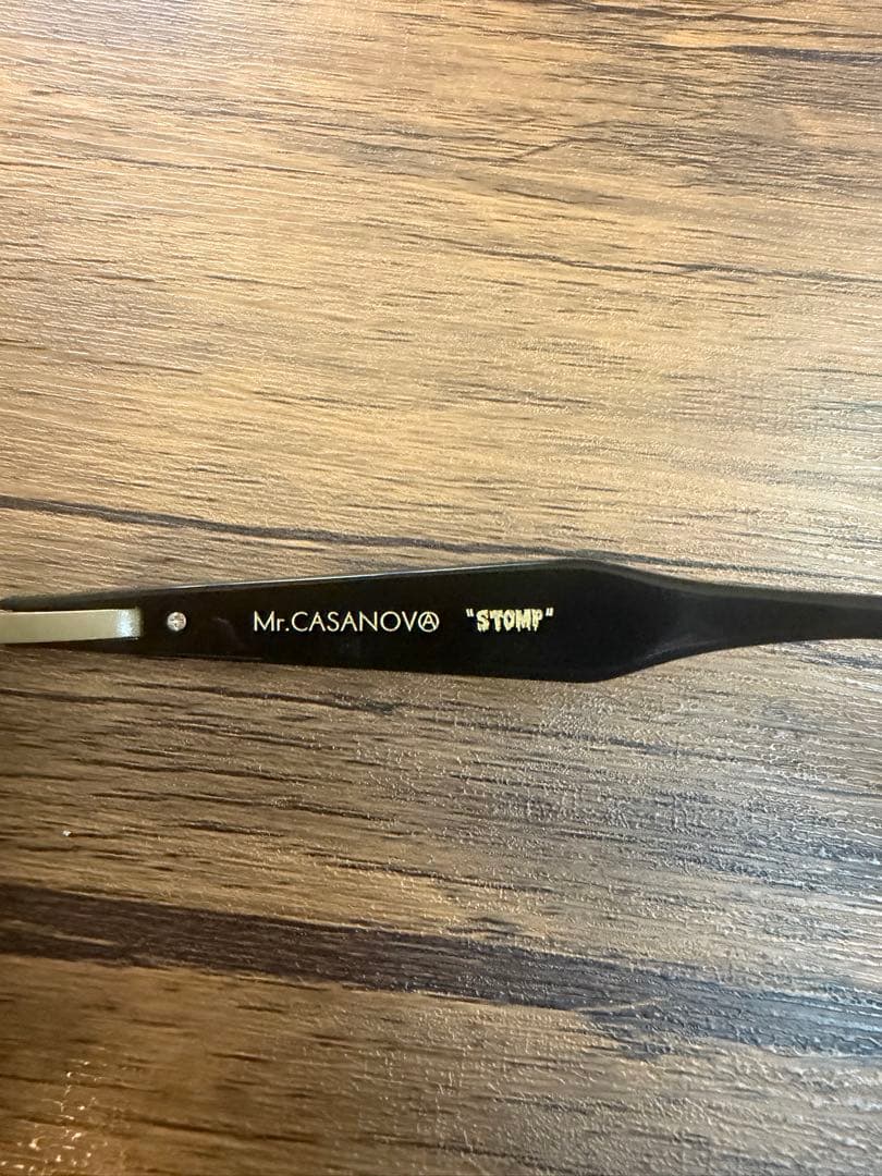 Mr.CASANOVA STOMP 3rd THE CRAMPS 黒xゴールド
