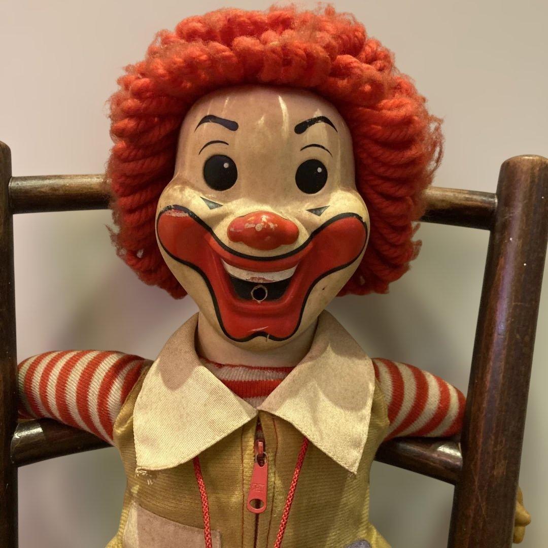 ぬいぐるみ 1978s Vintage Ronald McDonald 21\" Doll