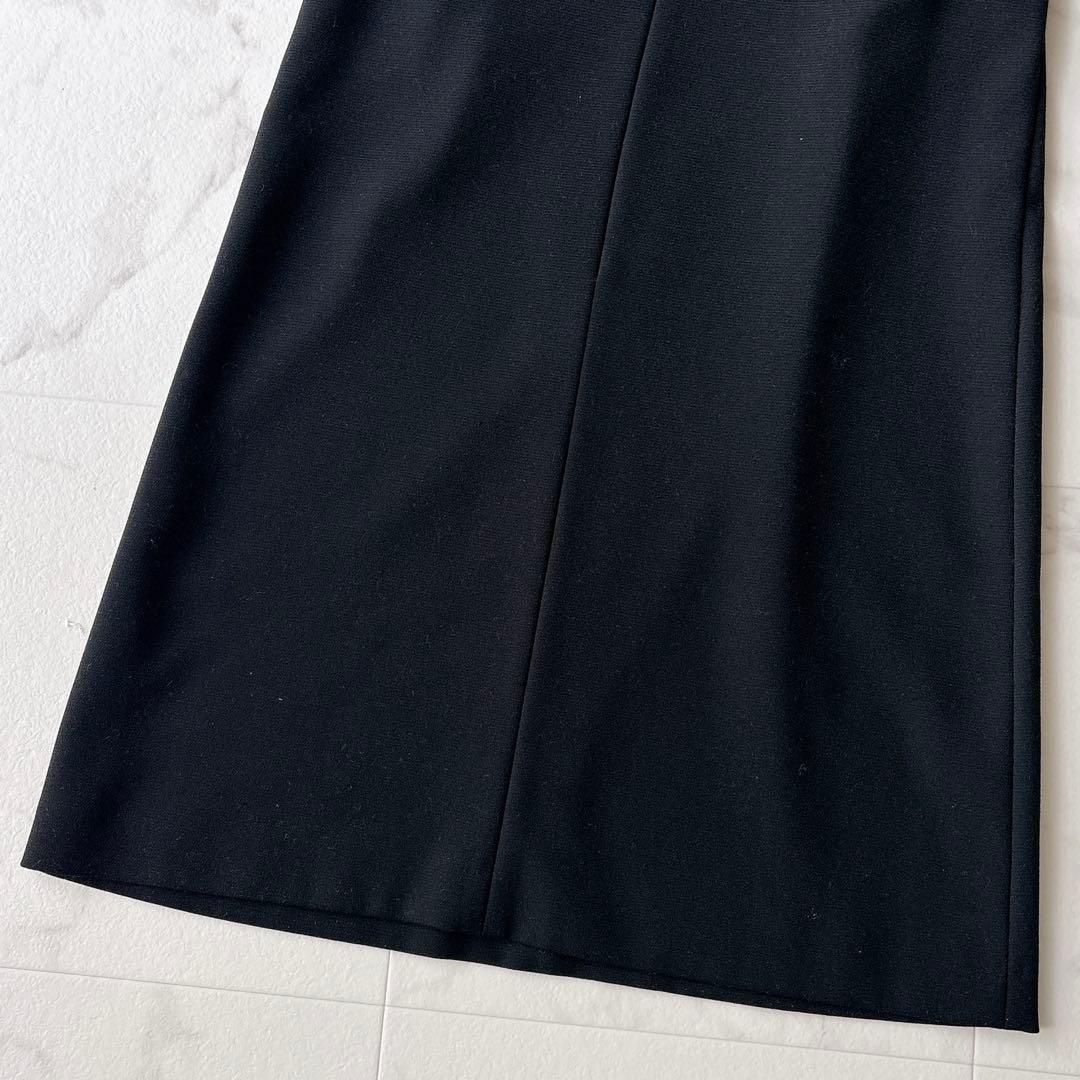 RED VALENTINO レッドヴァレンティノ 襟付フリルワンピース 38 黒
