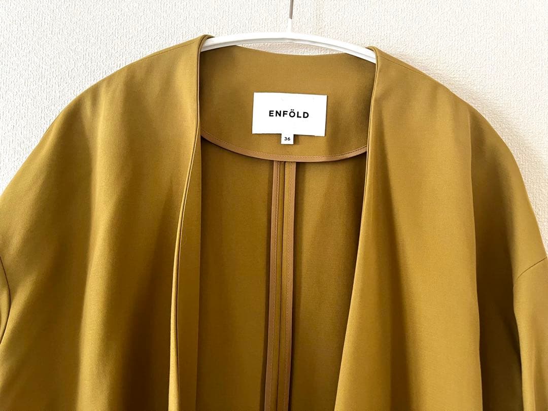 enfold ミニマルスリットコート　36
