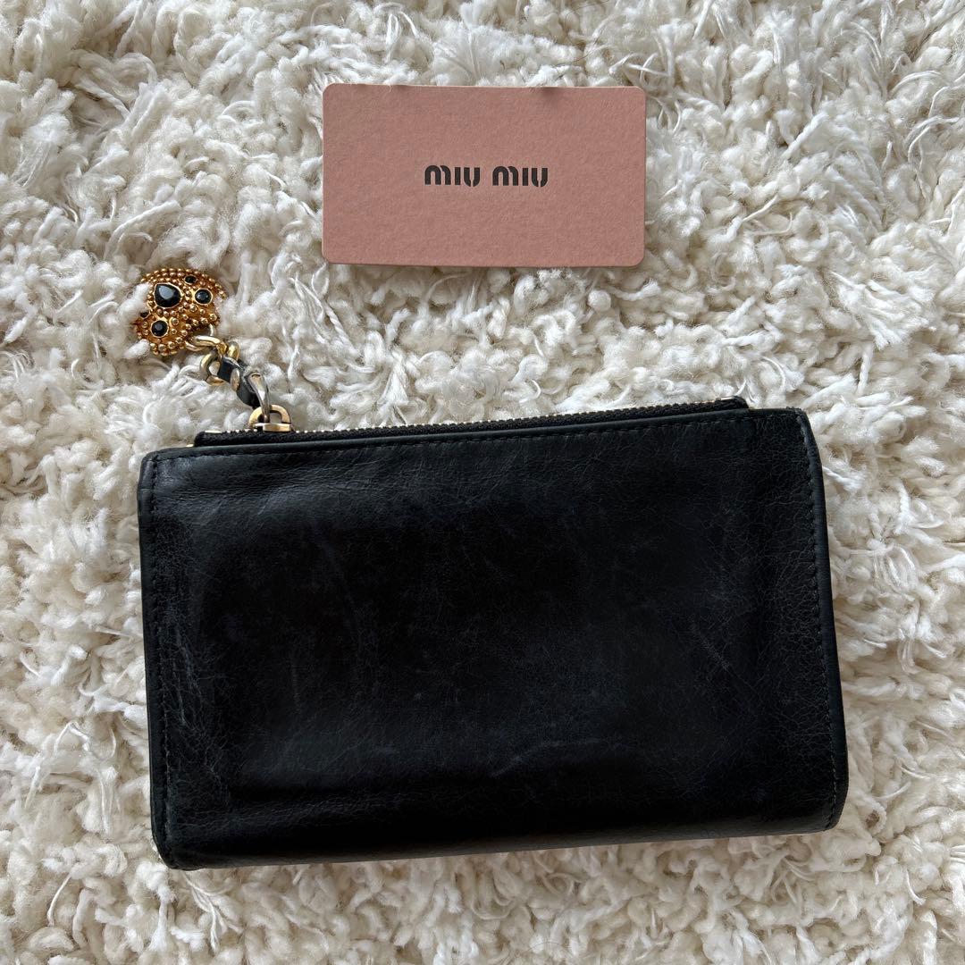 MIUMIU 財布 ブラック