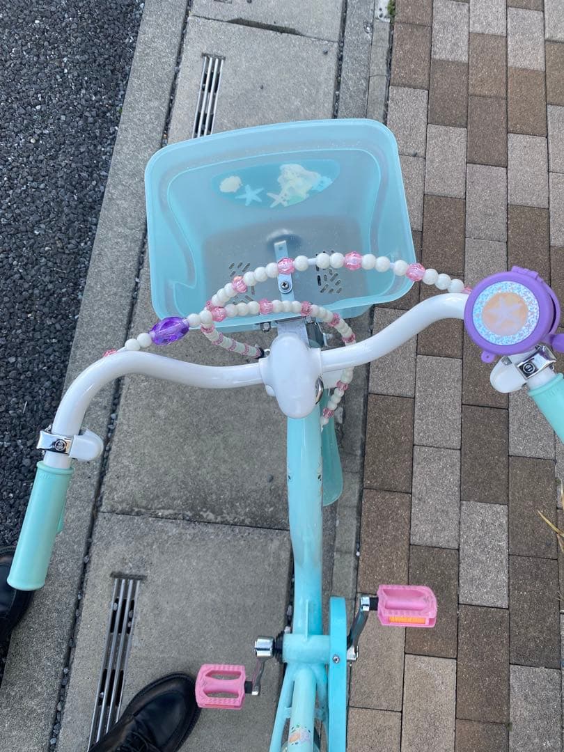 【さいたま市・引き取り限定】アリエル幼児用(子供用)自転車 エメラルドグリーン