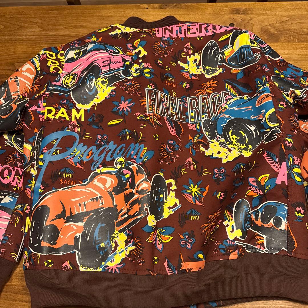 ジャケット・アウター SACAI 25ss CarRaceTropical Print Blouson