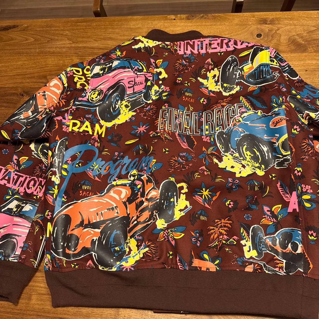 ジャケット・アウター SACAI 25ss CarRaceTropical Print Blouson