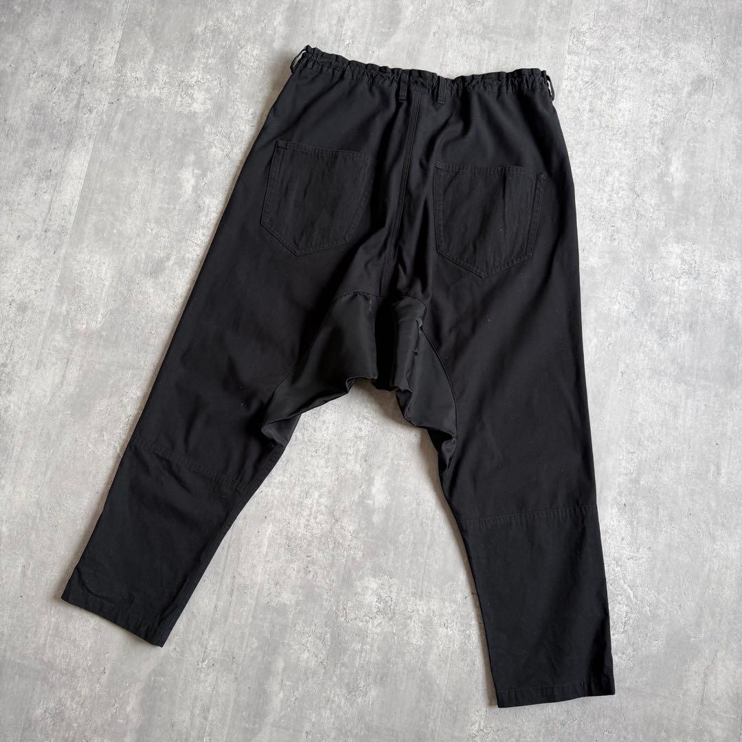 GroundY ヨウジヤマモト 異素材 サルエルパンツ ブラック L 日本製