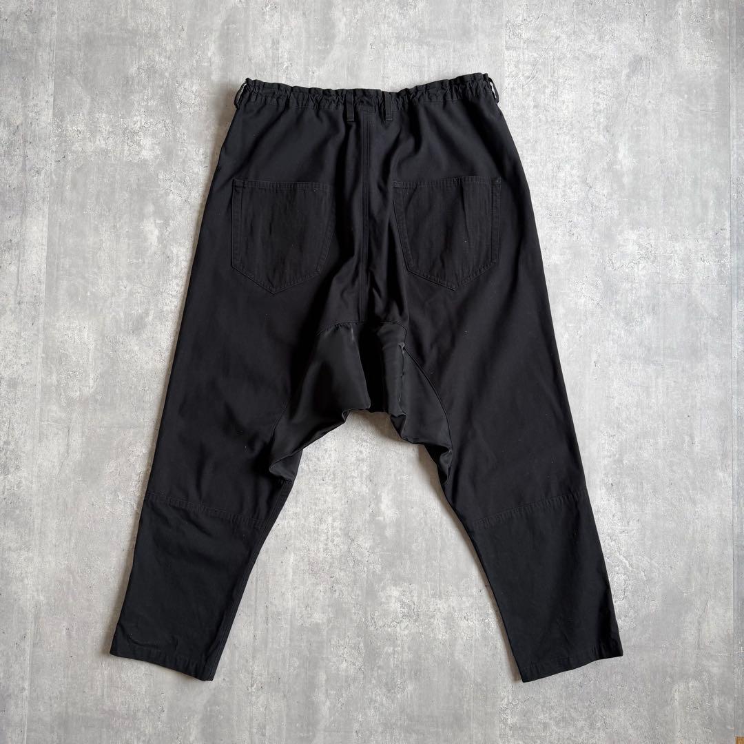 GroundY ヨウジヤマモト 異素材 サルエルパンツ ブラック L 日本製