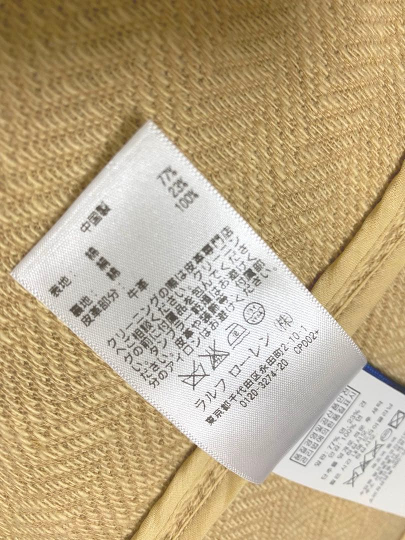 Ralph Lauren ベージュ ヘリンボーン テーラードジャケット