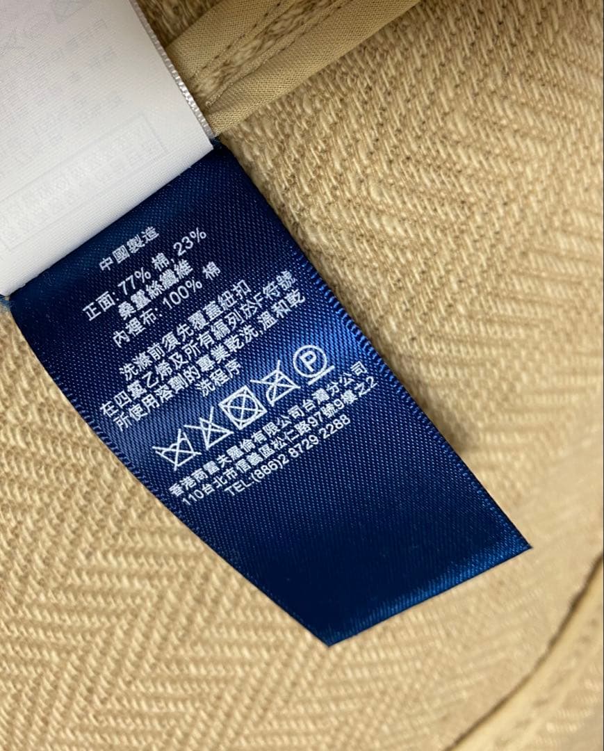 Ralph Lauren ベージュ ヘリンボーン テーラードジャケット