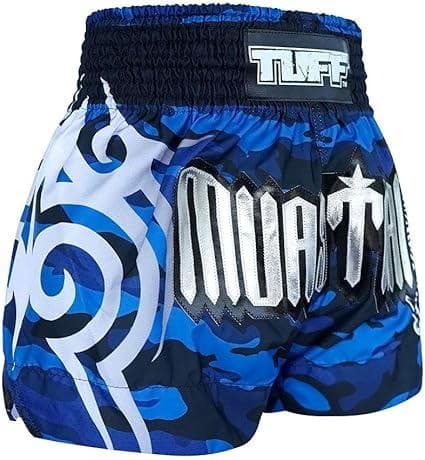 TUFFムエタイ キックボクシングパンツXL　カモフラタイガー青