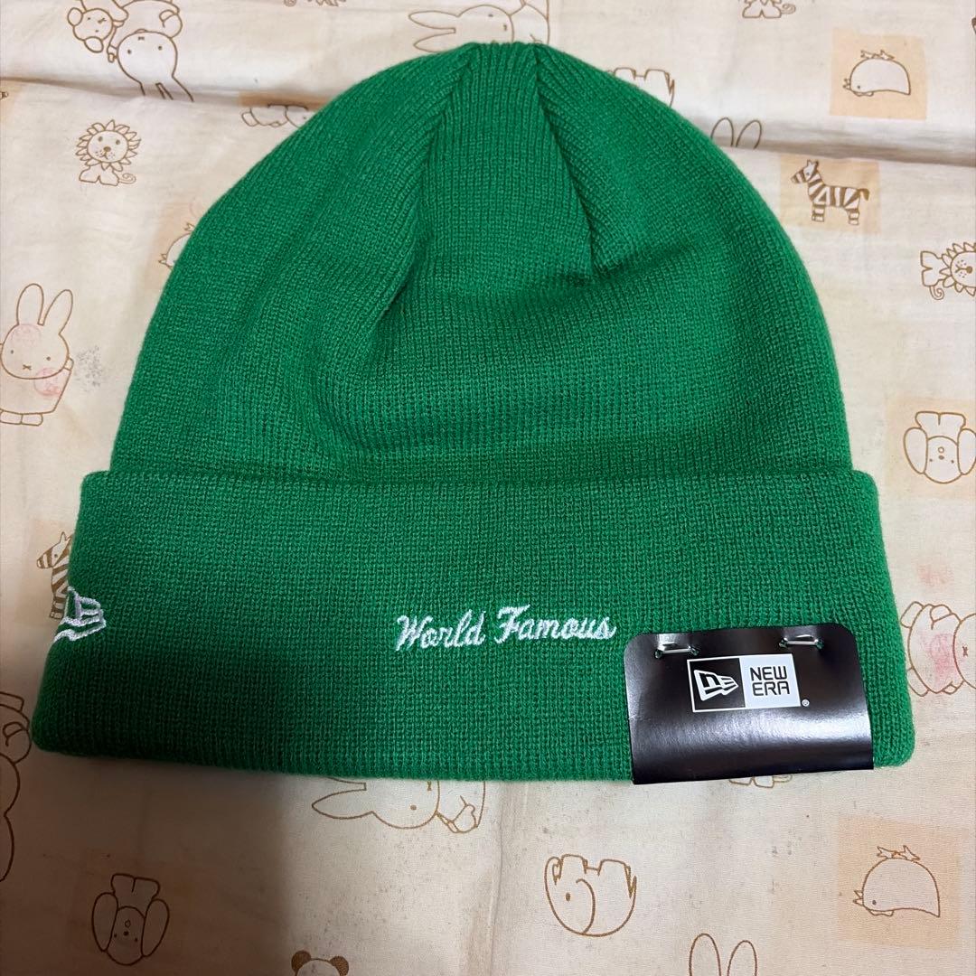 Supreme New Era Box Logo Beanie グリ