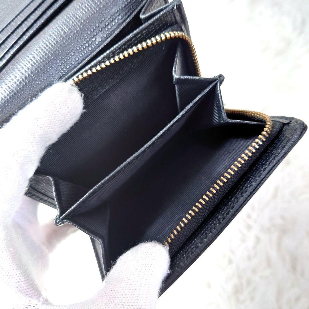 【美品】agnes b. 　アニエスベー　レザー　二つ折り財布