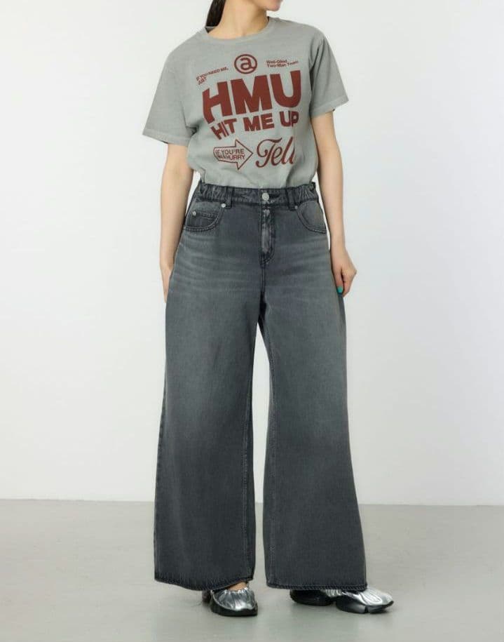 RODEO CROWNS ロデオクラウンズ ビッグリボンデニムパンツ ブラック