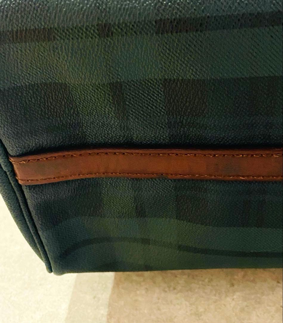 カ*リ様 POLO RALPH LAUREN PVC ミニ ボストンバッグ チェ