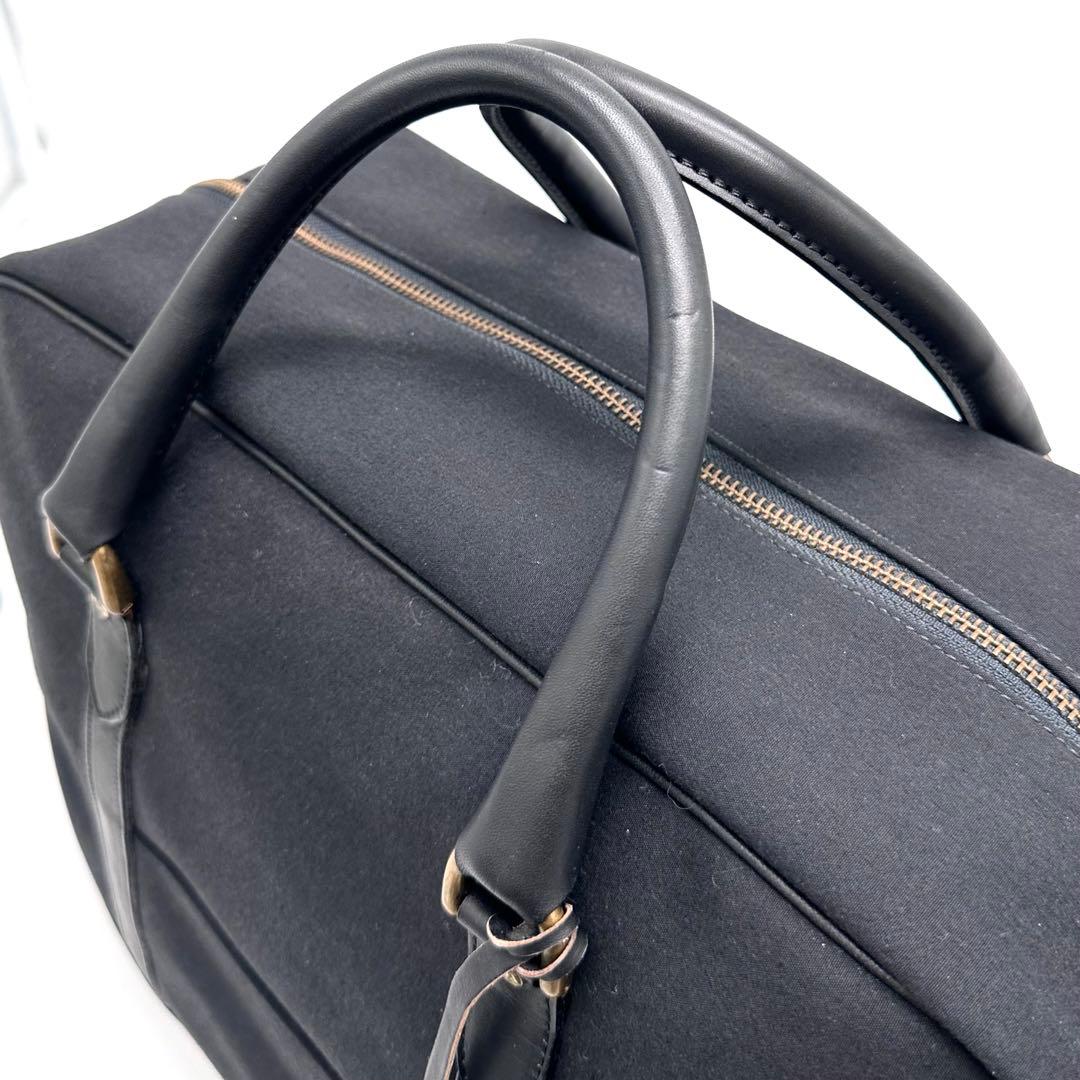 【希少 美品】MHL マーガレットハウエル ボストンバッグ 2way 旧ロゴ 黒