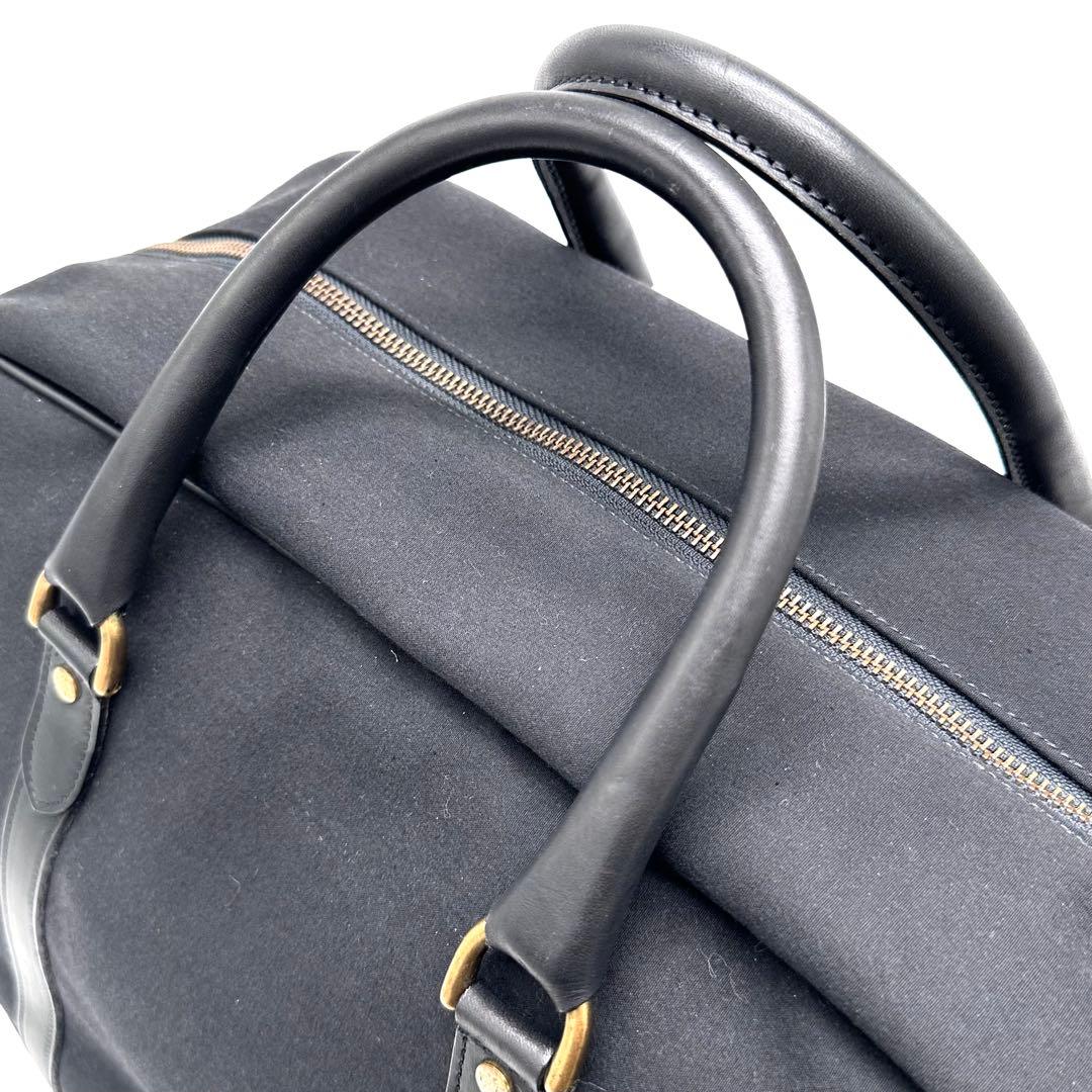 【希少 美品】MHL マーガレットハウエル ボストンバッグ 2way 旧ロゴ 黒